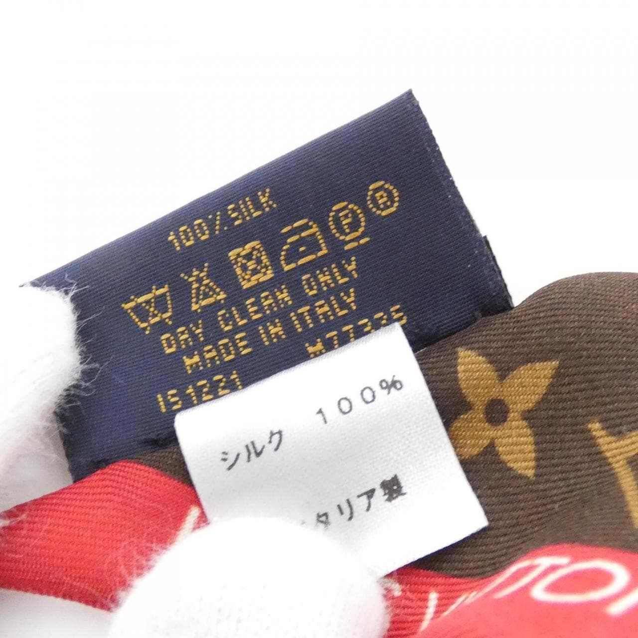 ルイヴィトン バンドーBB モノグラムフォーエバー M77325 スカーフ