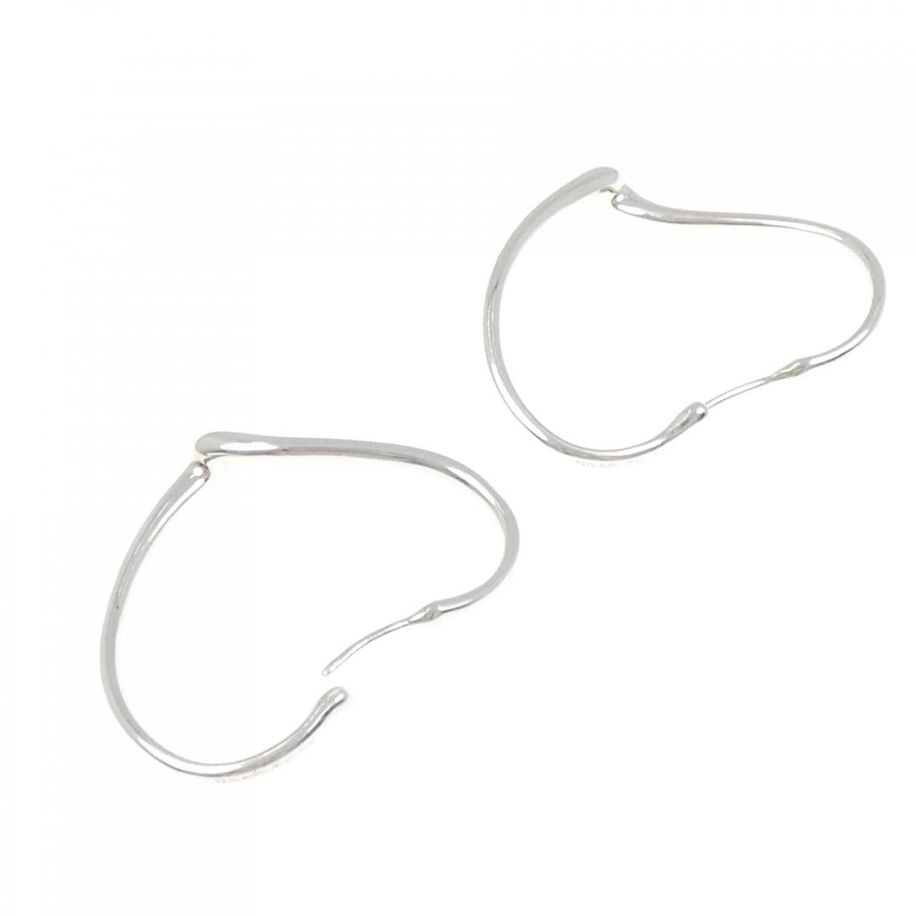 ティファニー オープンハート フープ ピアス