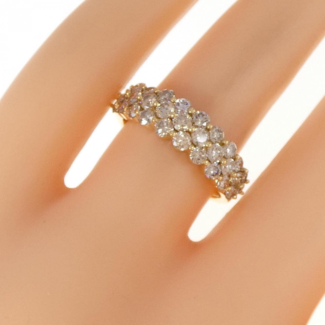 K18YG ダイヤモンド リング 1.40CT