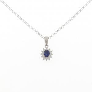 PT900/PT850 サファイヤ ネックレス 0.38CT