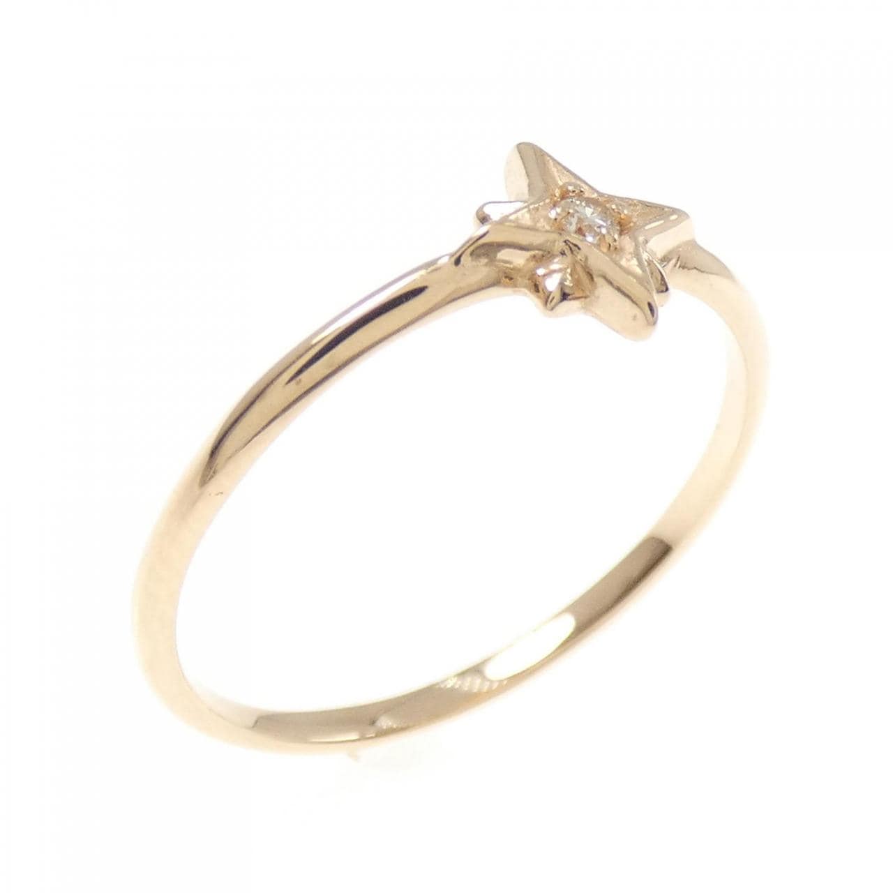 K18PG ダイヤモンド リング 0.015CT