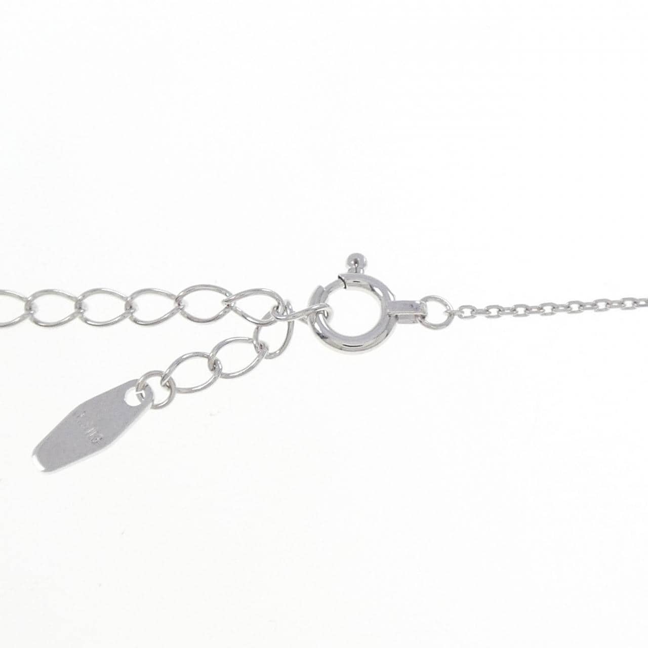 K18WG ダイヤモンド ネックレス 0.20CT