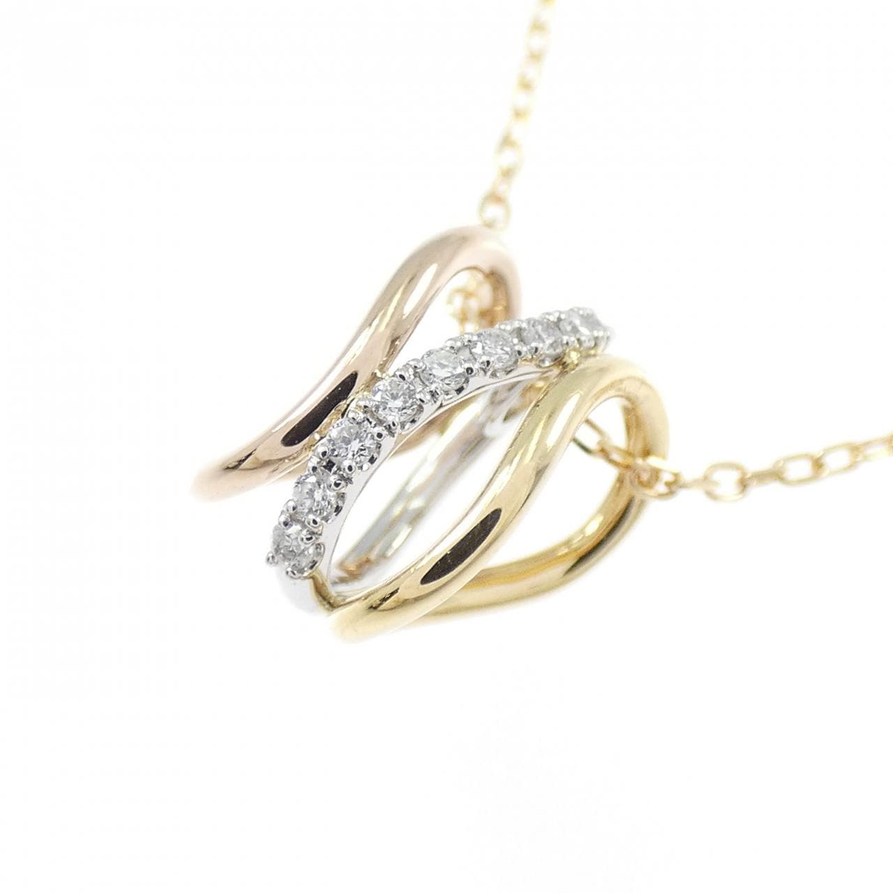 ポンテヴェキオ ダイヤモンド ネックレス 0.04CT