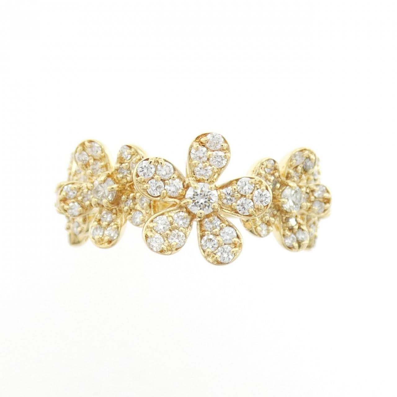 ポンテヴェキオ フラワー リング 0.73CT