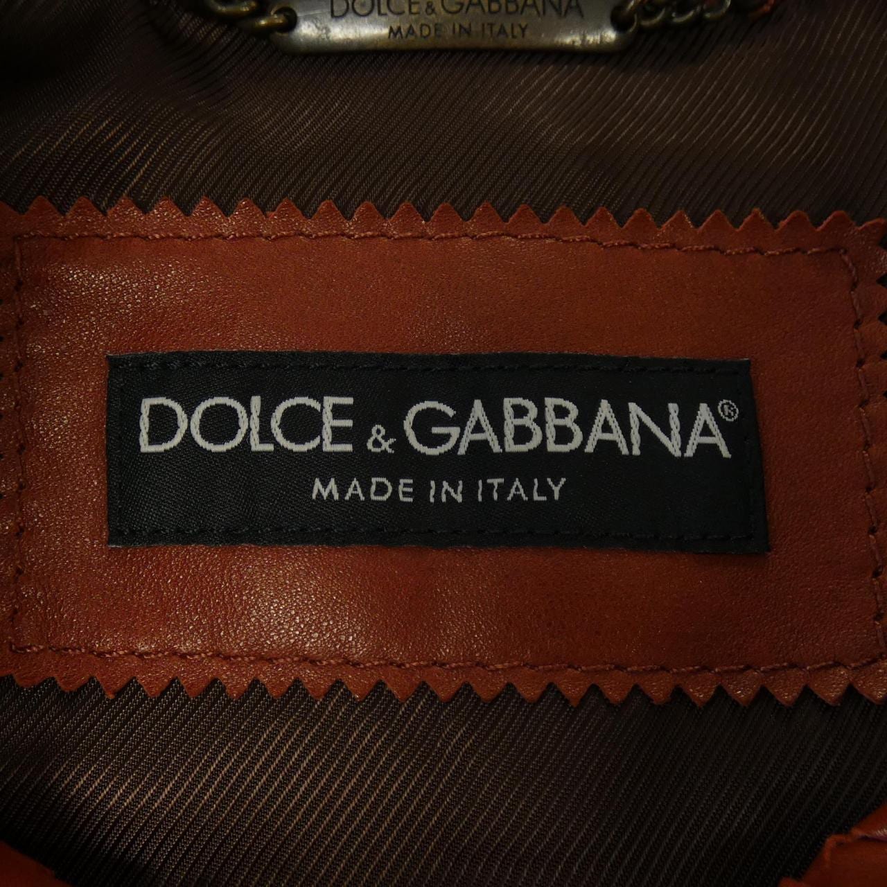 ドルチェアンドガッバーナ DOLCE&GABBANA G9W00L/FULW4 レザーライダースジャケット