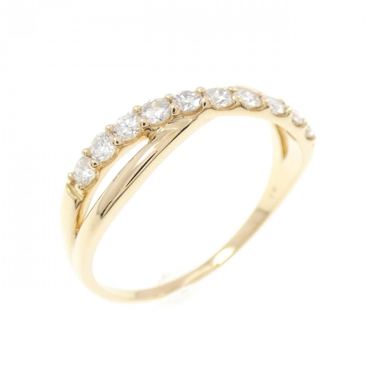 K18YG ダイヤモンド リング 0.30CT