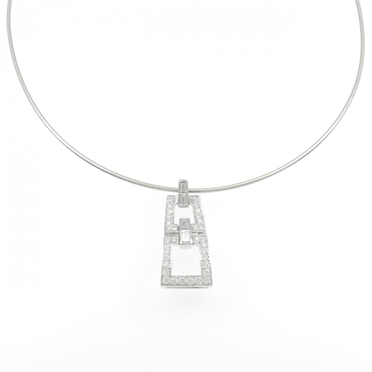 750WG ダイヤモンド ネックレス 1.60CT