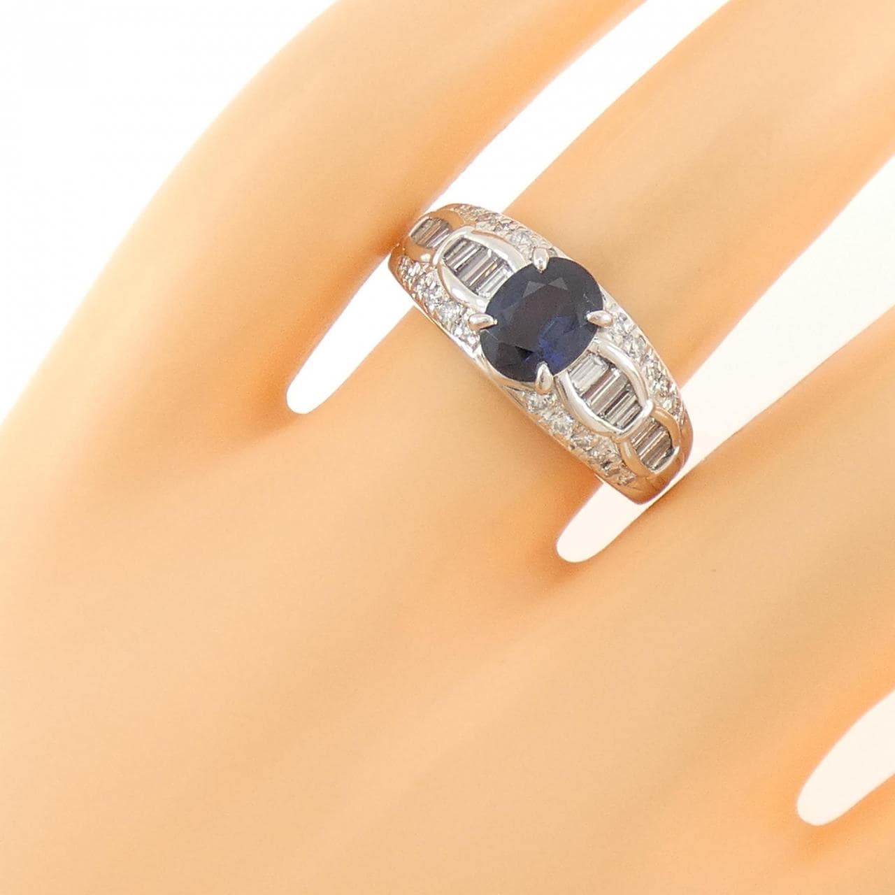 PT900 サファイヤ リング 1.31CT
