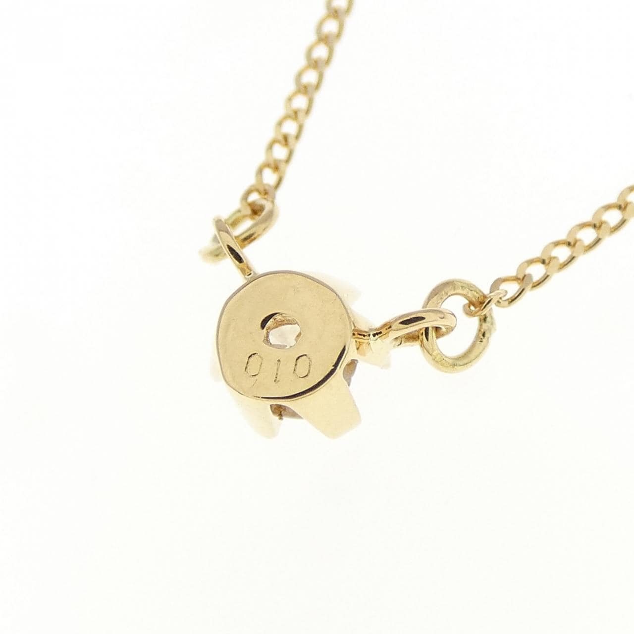 K18YG ダイヤモンド ネックレス 0.10CT