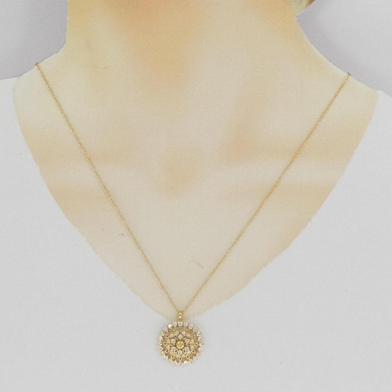 ポンテヴェキオ ダイヤモンド ネックレス 0.06CT