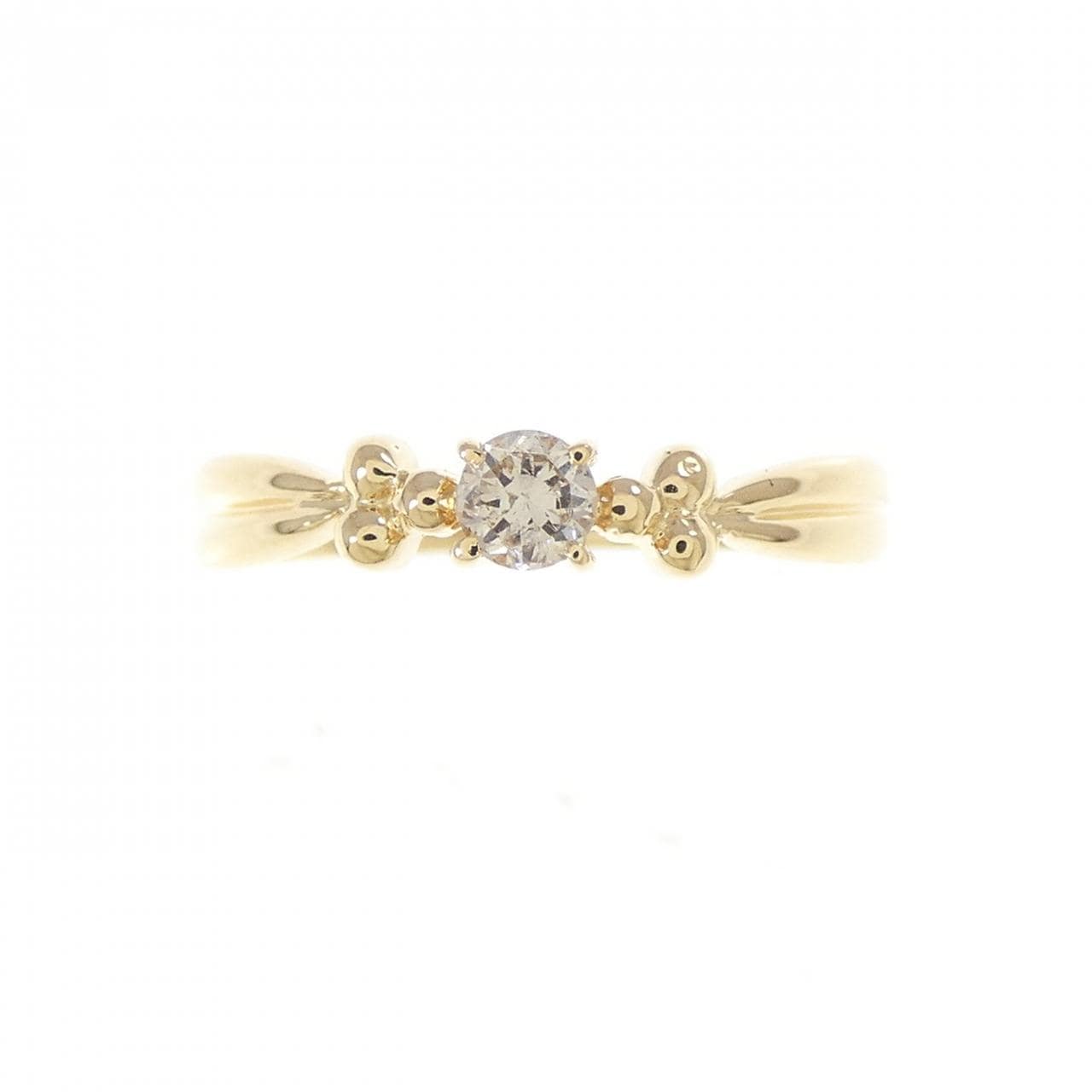 K18YG ダイヤモンド リング 0.10CT