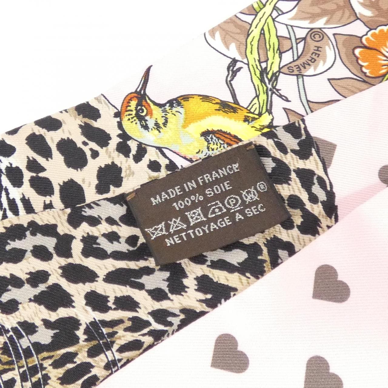 エルメス JUNGLE LOVE LOVE ツイリー 063513S スカーフ