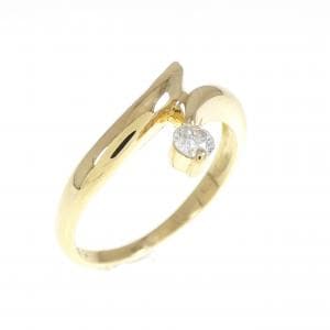 K18YG ダイヤモンド ピンキーリング 0.07CT