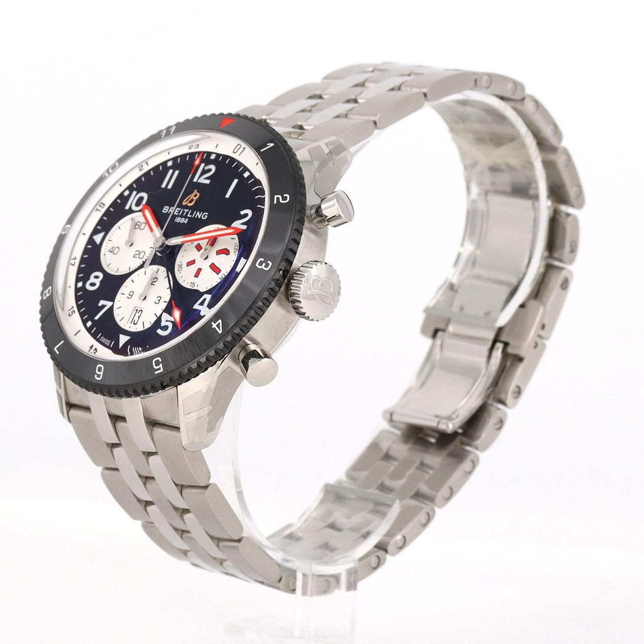 [新品] BREITLING Super Avi B04 计时码表 GMT46 Mosquito YB0445/YB04451A1B1A1 SS自动上弦