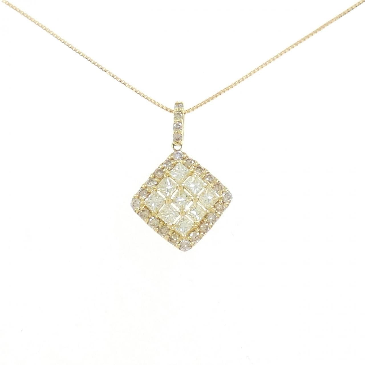 【新品】K18YG ダイヤモンド ネックレス 1.00CT