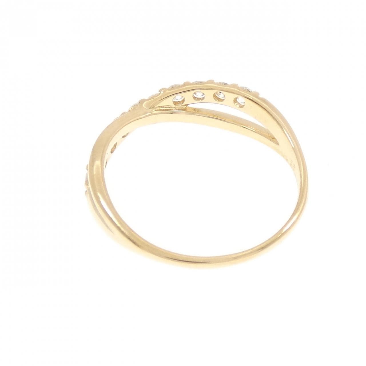 【リメイク】K18YG ダイヤモンド リング 0.30CT