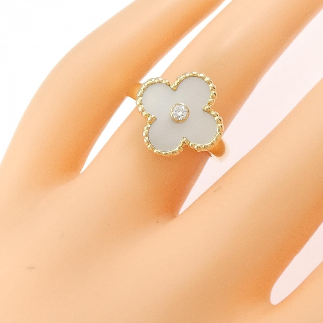 ヴァンクリーフ&アーペル ヴィンテージアルハンブラ リング