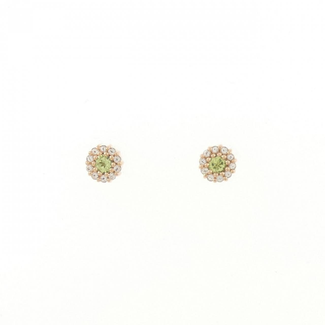 K14PG Peridot Earrings