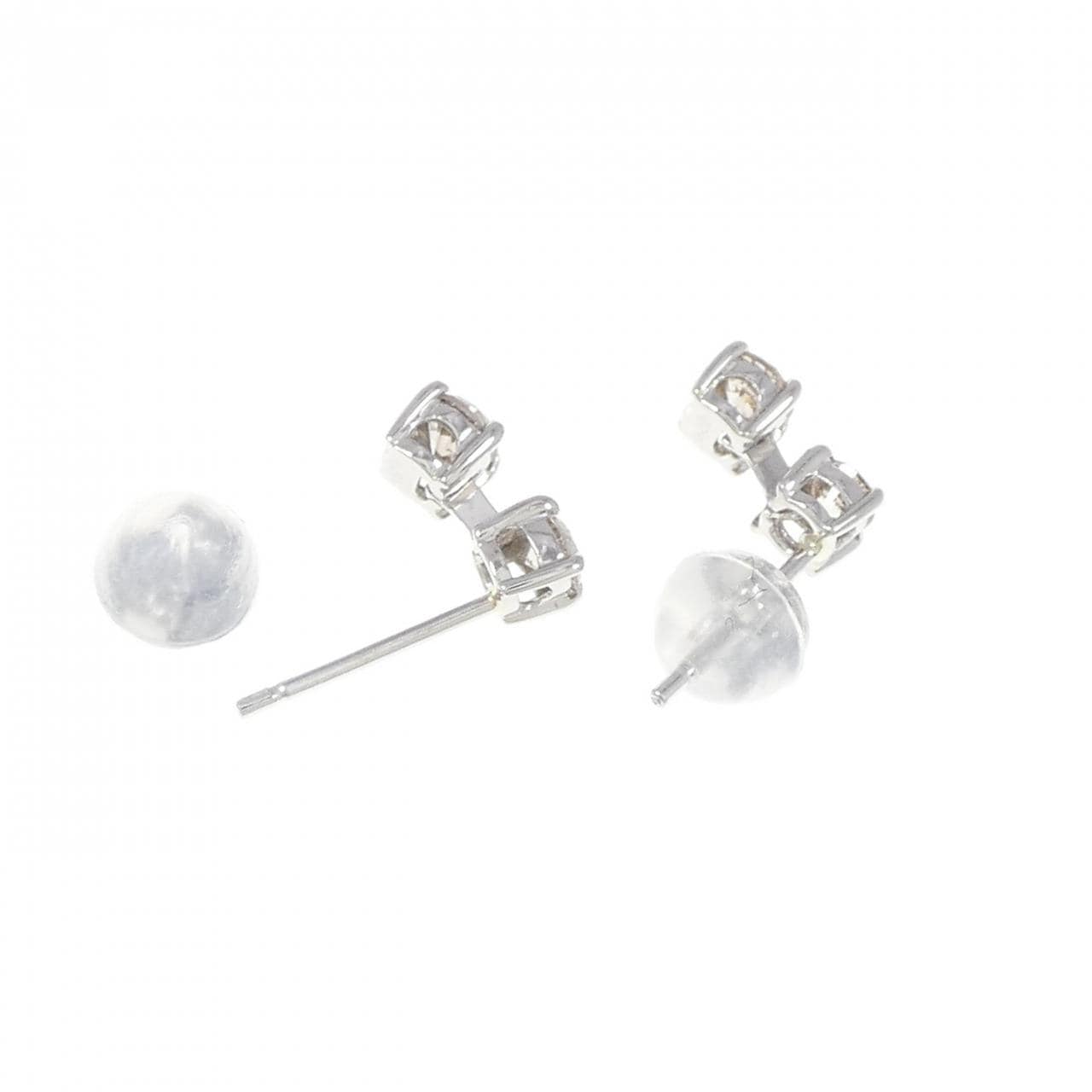 PT ダイヤモンド ピアス 0.40CT