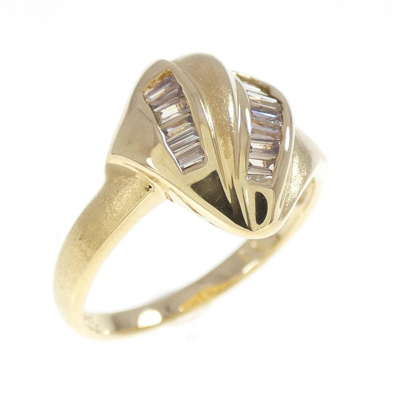K18YG ダイヤモンド リング 0.30CT