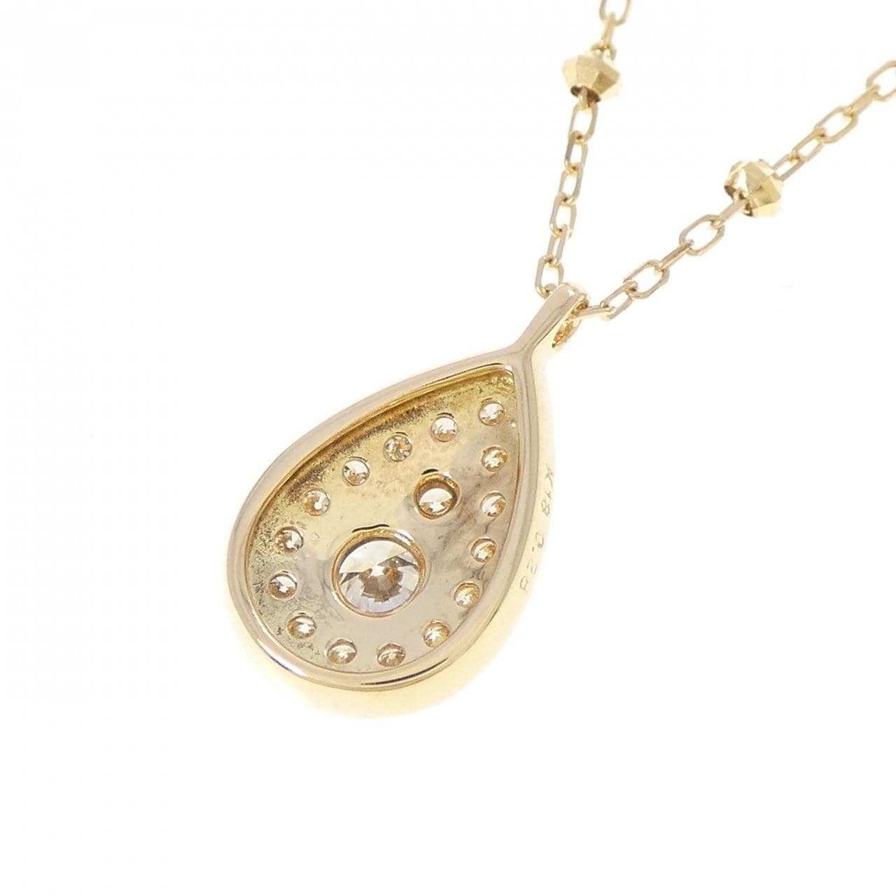 K18YG ダイヤモンド ネックレス 0.28CT
