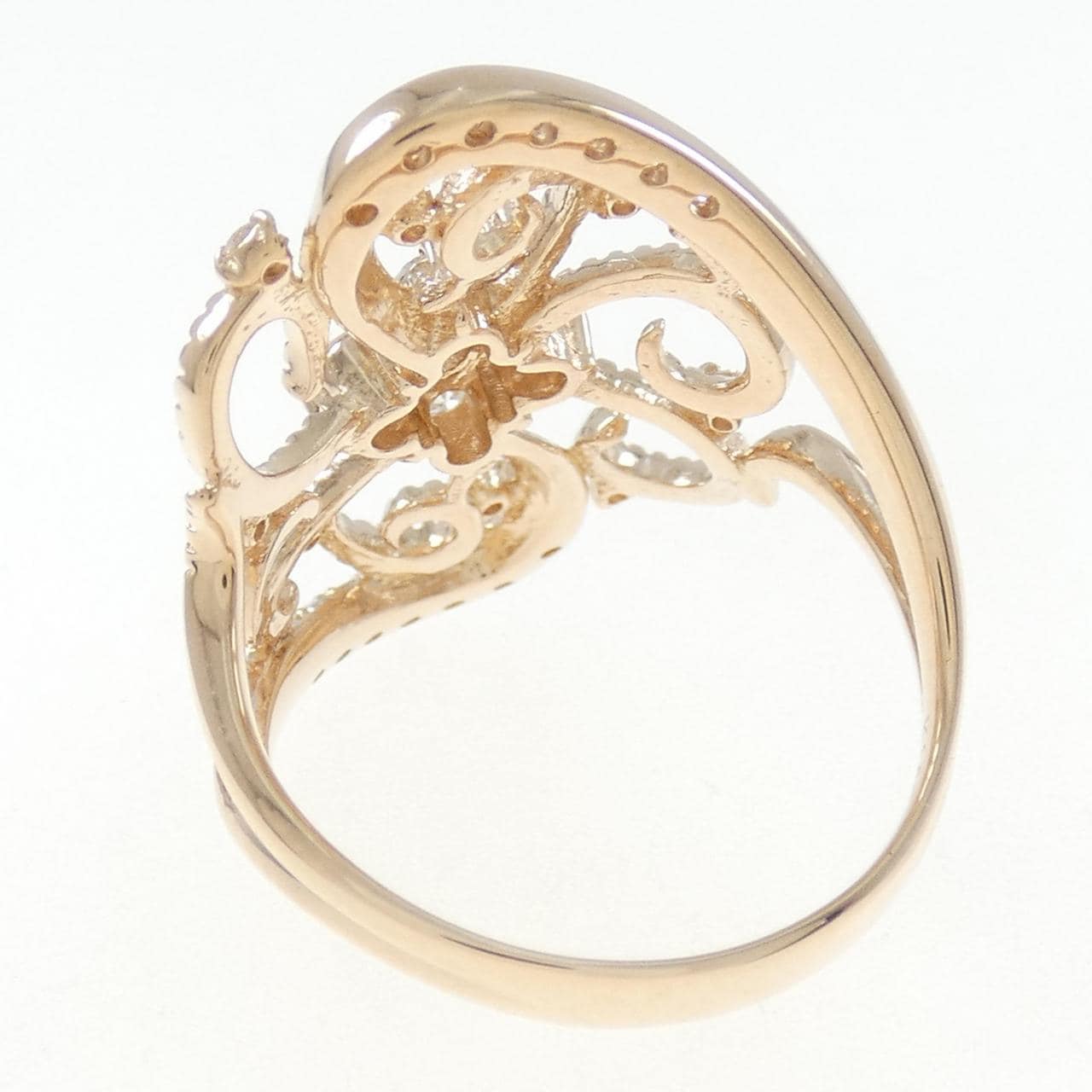 K18PG ダイヤモンド リング 0.46CT