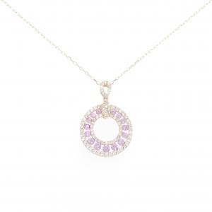 K18PG サファイヤ ネックレス 0.61CT