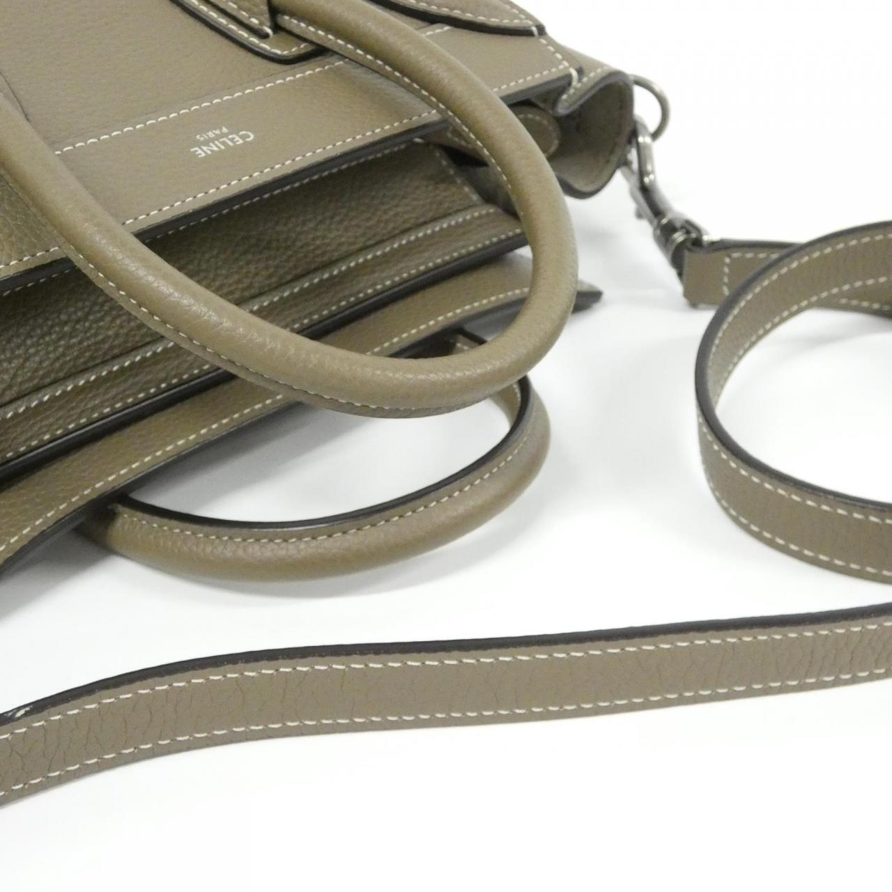 セリーヌ ラゲージ ナノ ショッパー 189243DRU バッグ