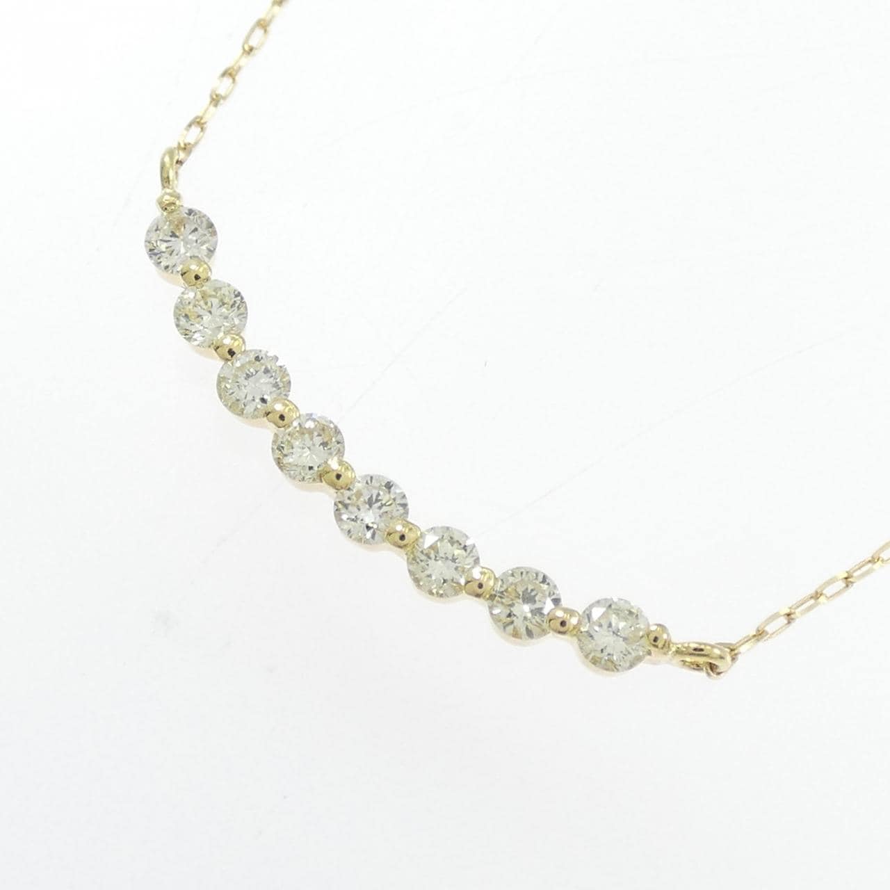 【新品】K18YG ダイヤモンド ネックレス 0.20CT