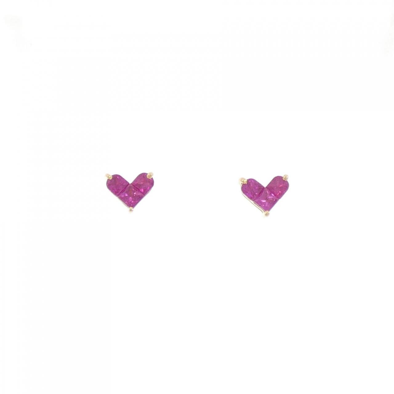 STAR JEWELRY Mysterious Heart Earrings 0.30CT