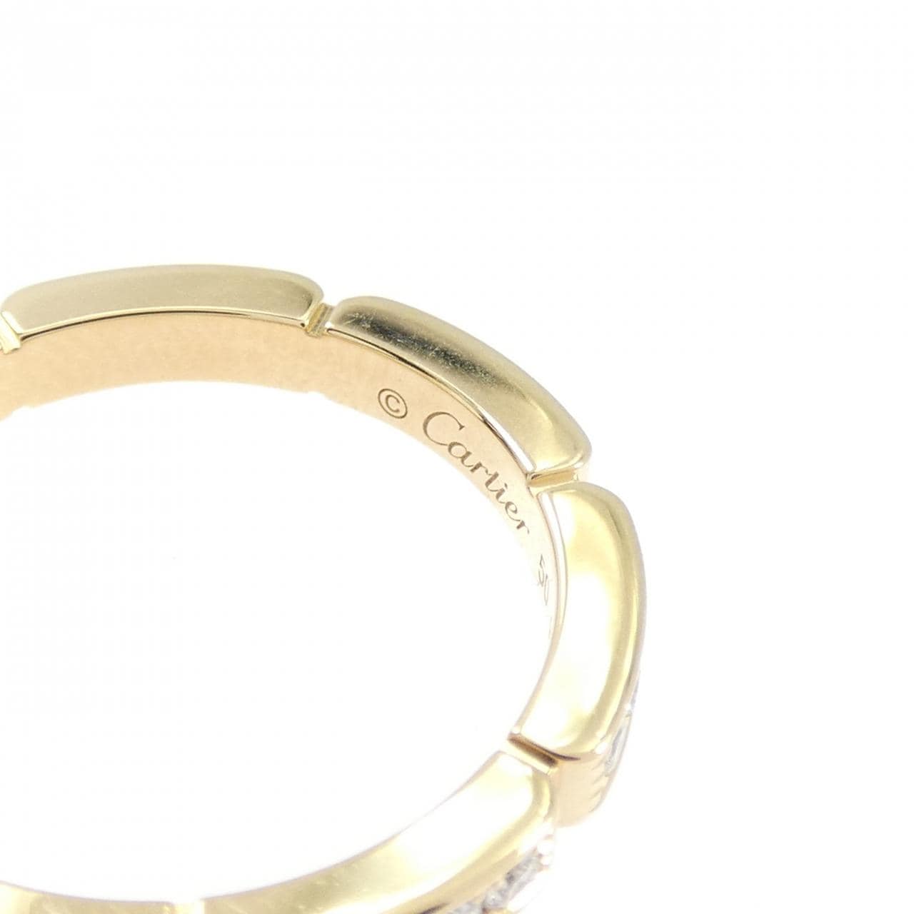 カルティエ マイヨンパンテール ハーフダイヤ リング