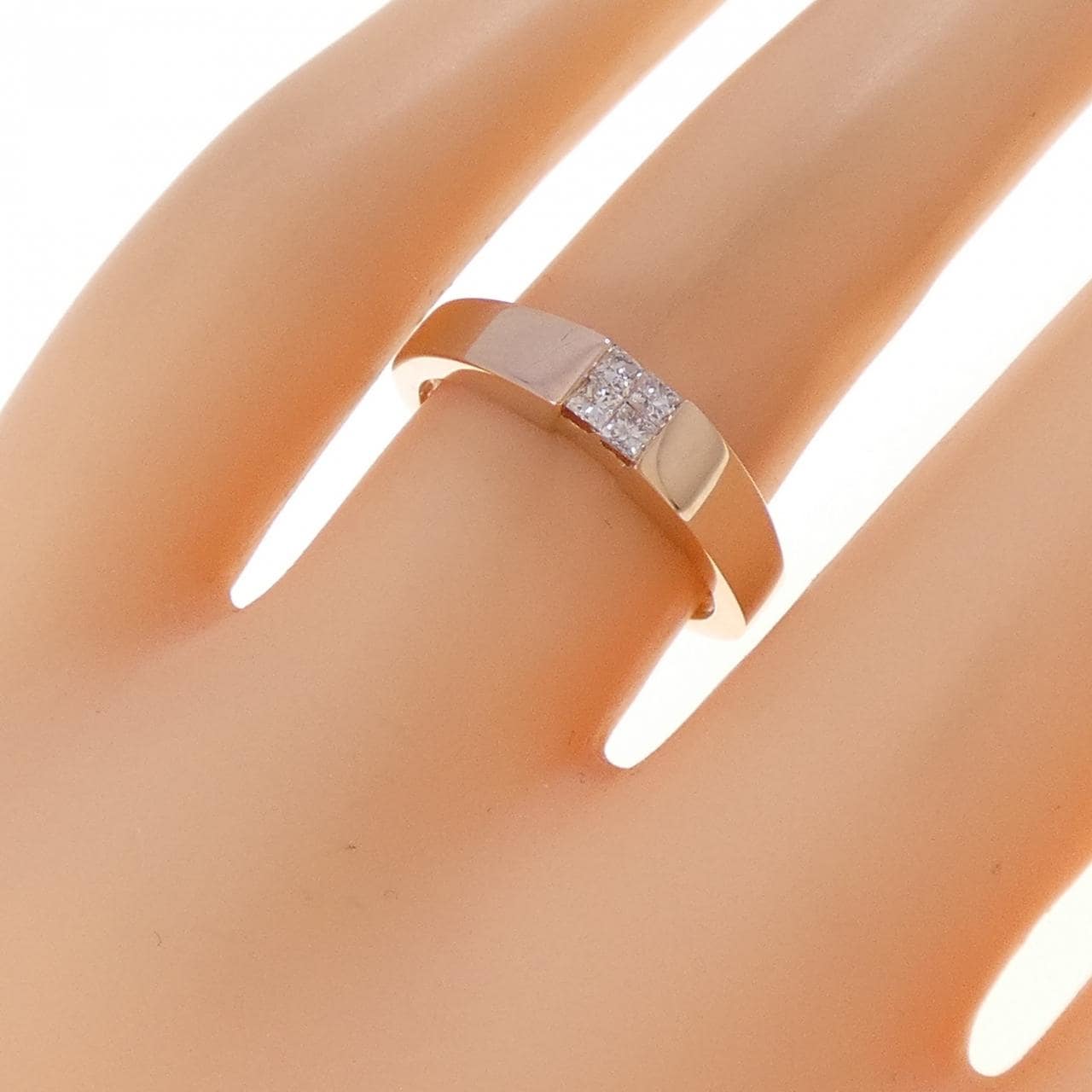 10KPG ダイヤモンド リング 0.16CT