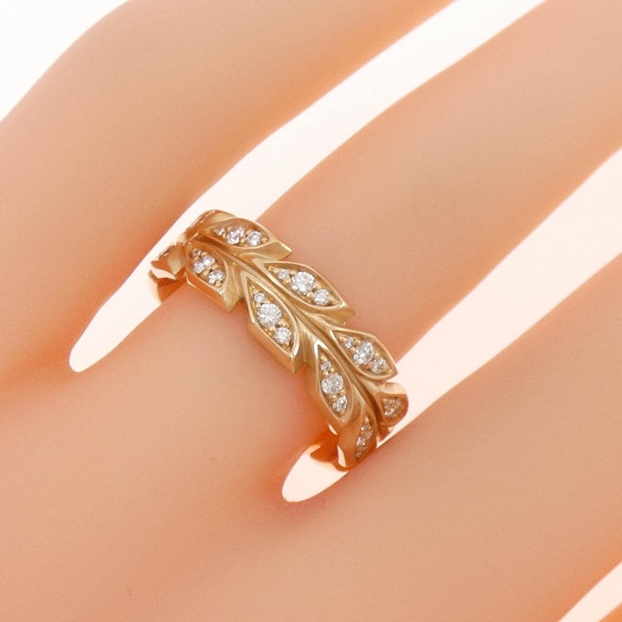 TIFFANY维多利亚藤蔓戒指 0.38 克拉