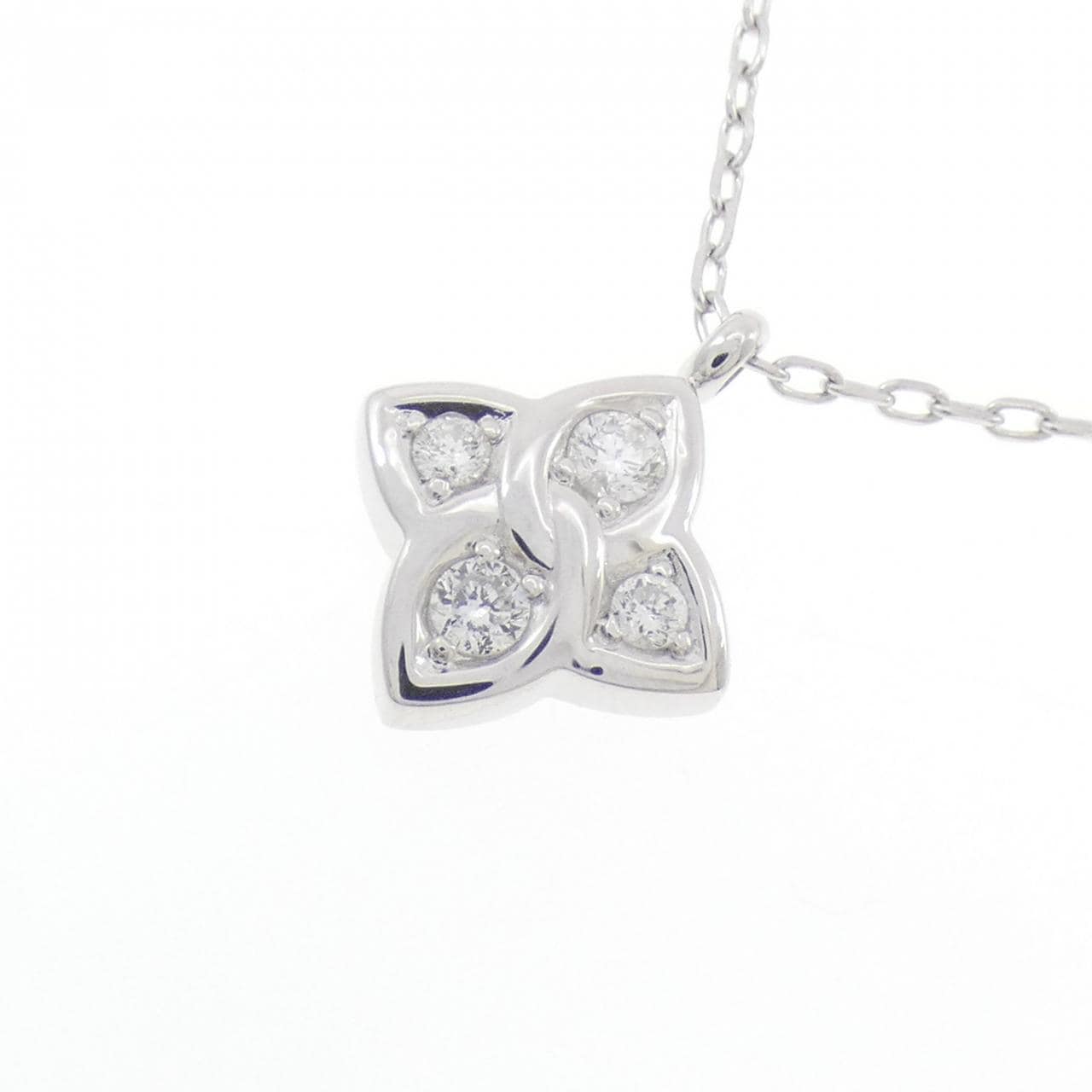 K18WG ダイヤモンド ネックレス