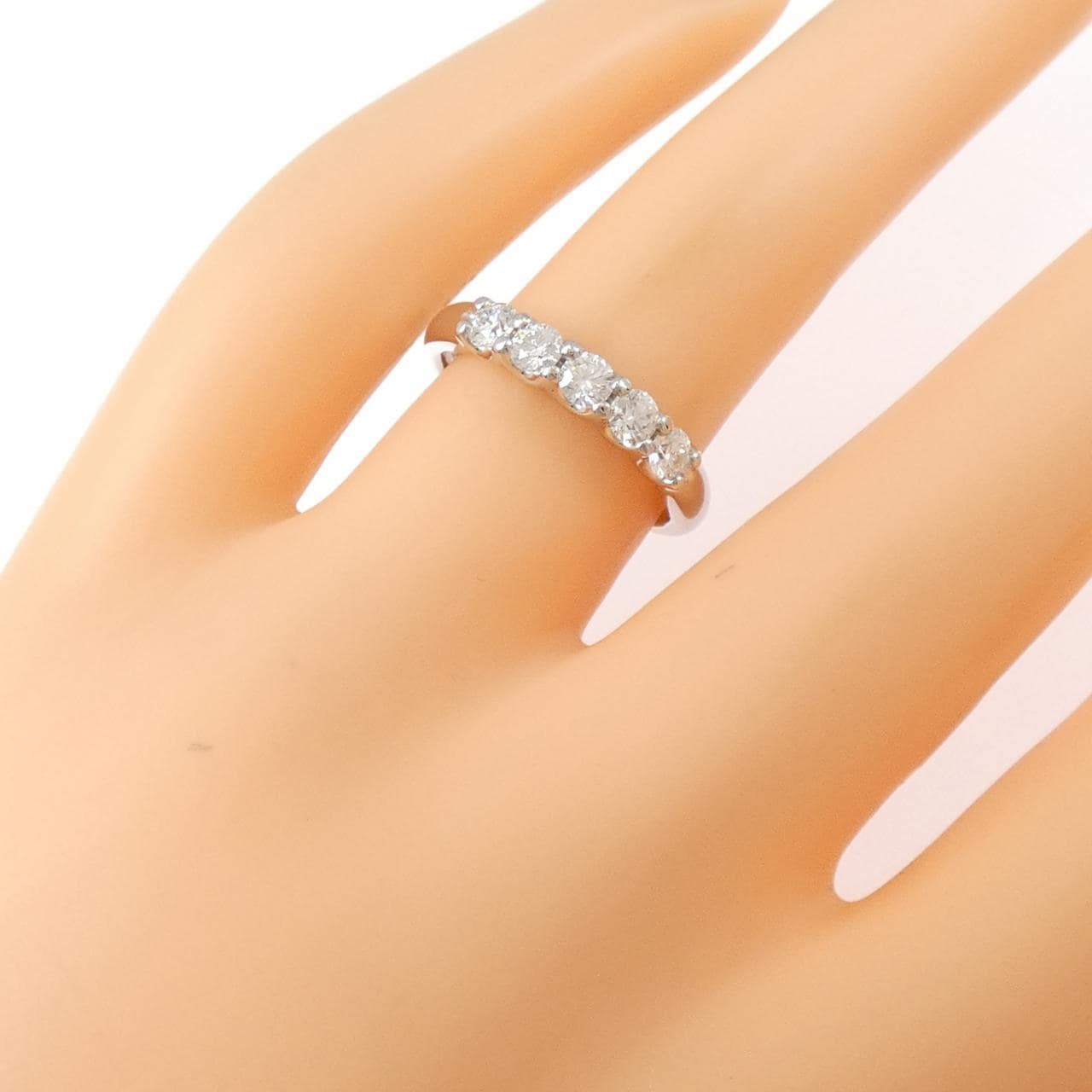 PT950 ダイヤモンド リング 0.50CT