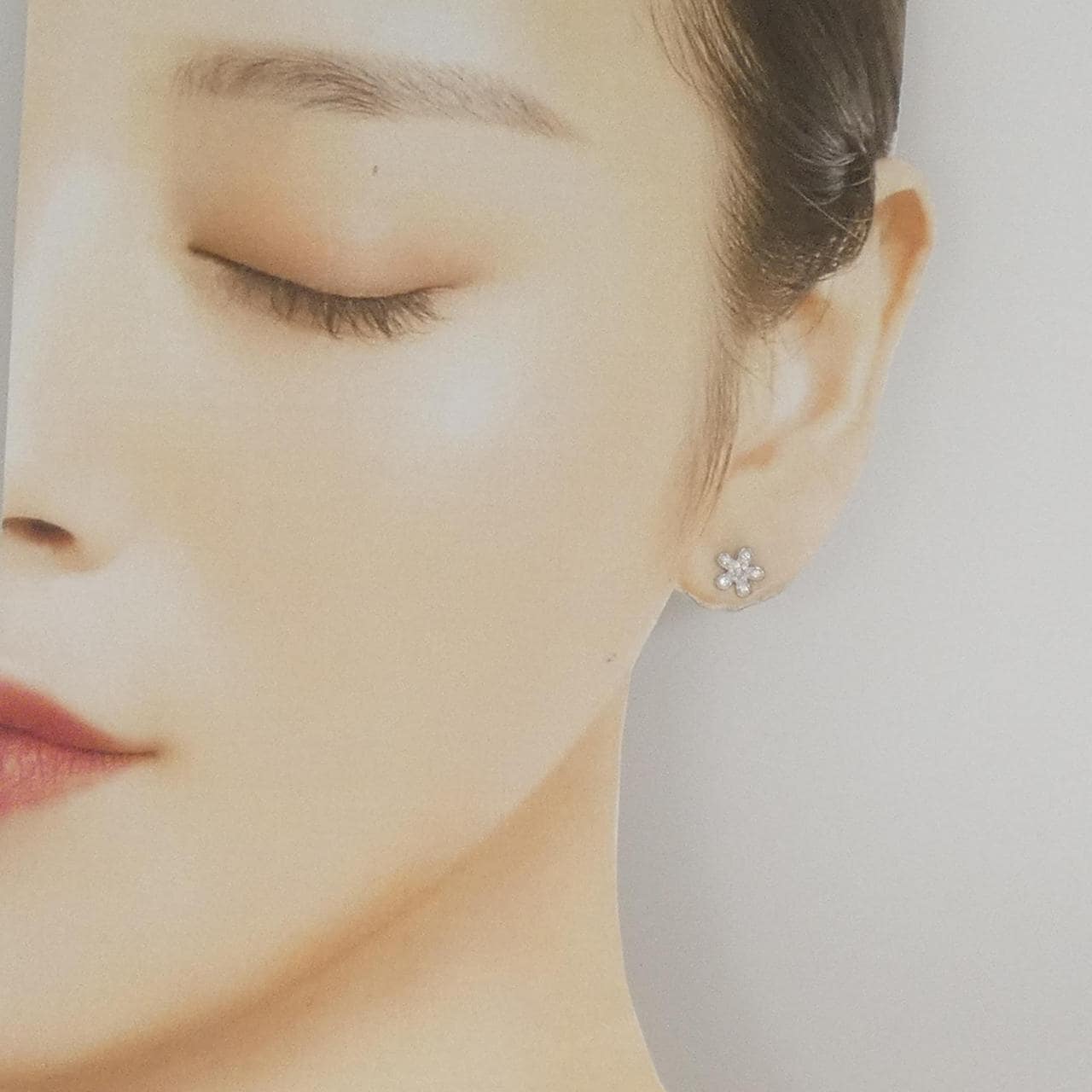 PT900/PT950 ダイヤモンド ピアス