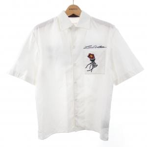 ルイヴィトン LOUIS VUITTON オープンカラーショートスリーブコットンシャツ HQS85WIKE S／Sシャツ