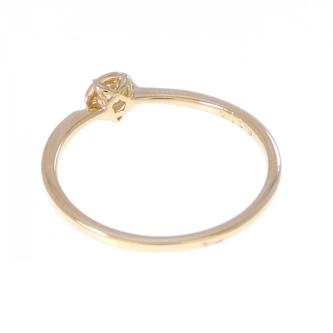 K18YG ダイヤモンド リング 0.114CT