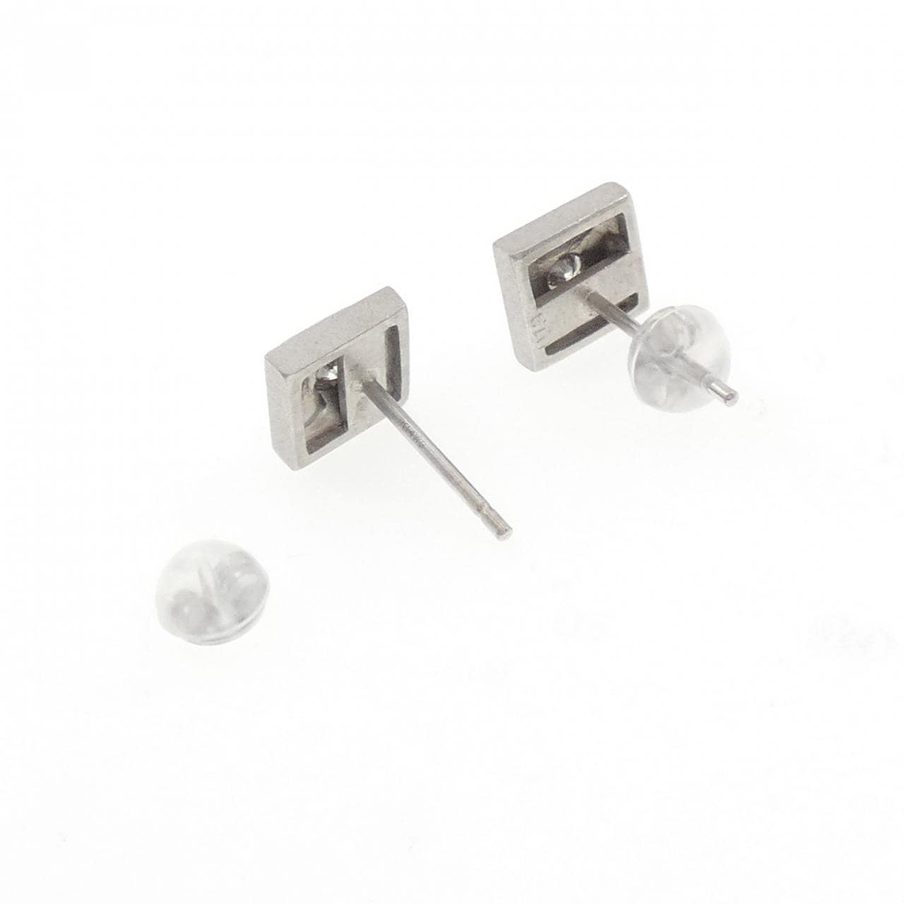 K14WG ダイヤモンド ピアス 0.26CT