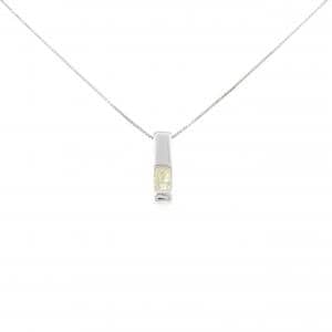 K18WG ダイヤモンド ネックレス 0.27CT