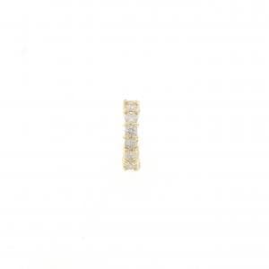 K18YG ダイヤモンド ピアス 0.12CT 片耳