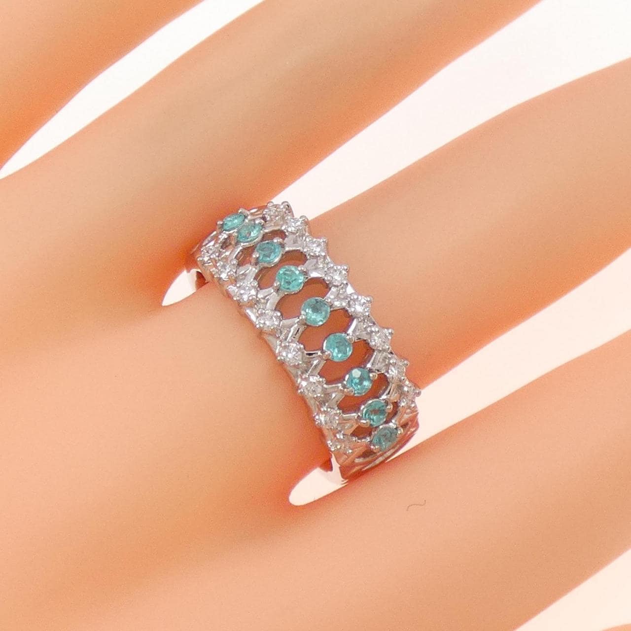 Tasaki Paraiba Tourmaline Ring