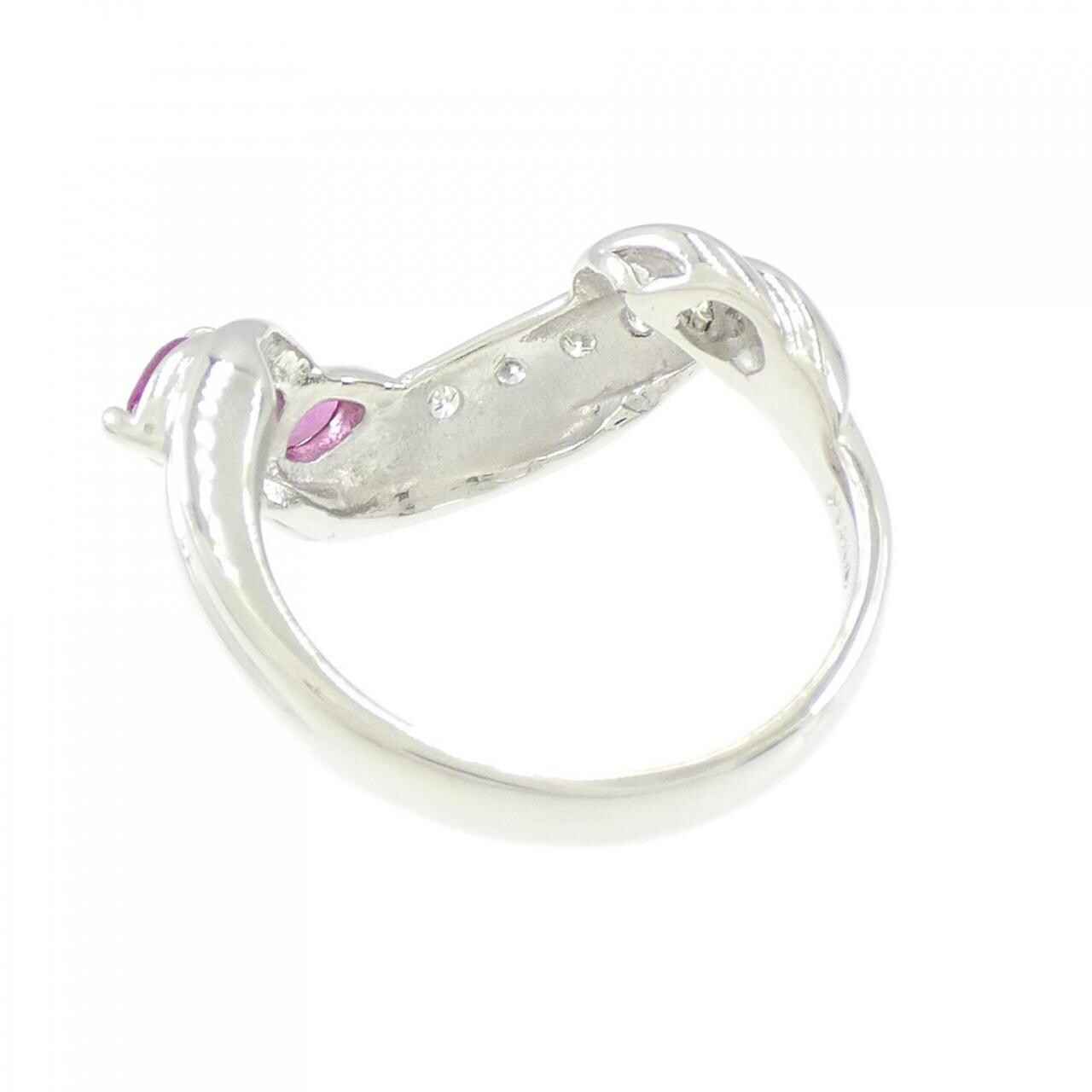 PT ルビー リング 0.32CT