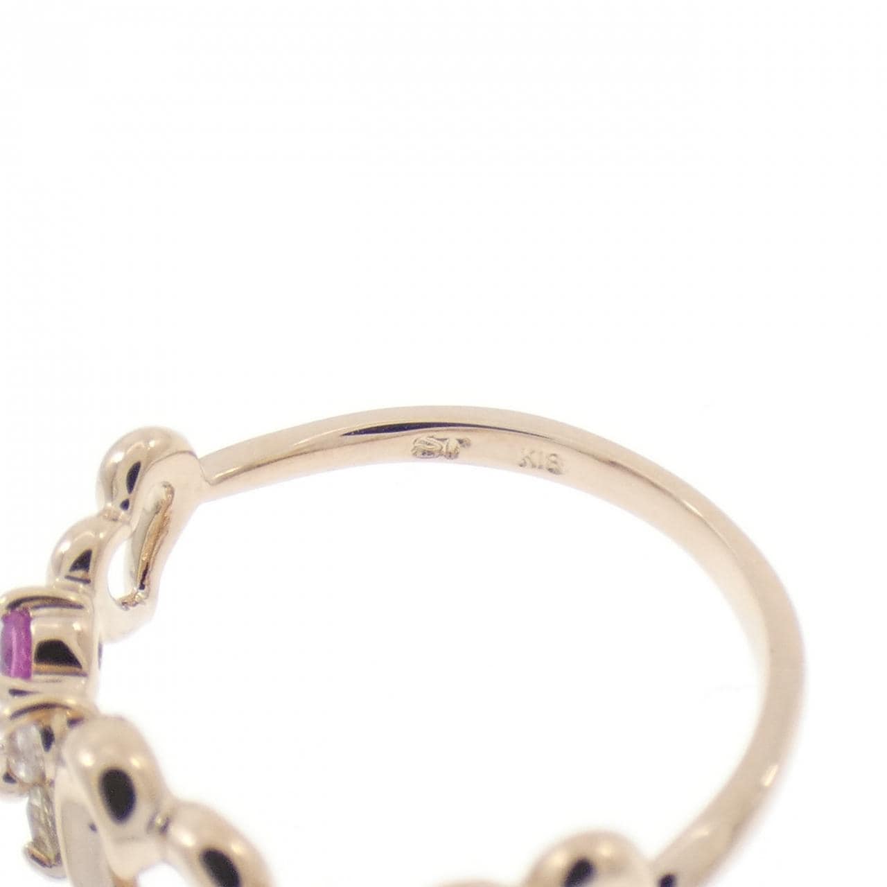 サマンサティアラ サファイヤ ピンキーリング