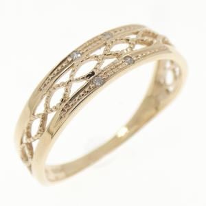 K10PG ダイヤモンド リング 0.02CT