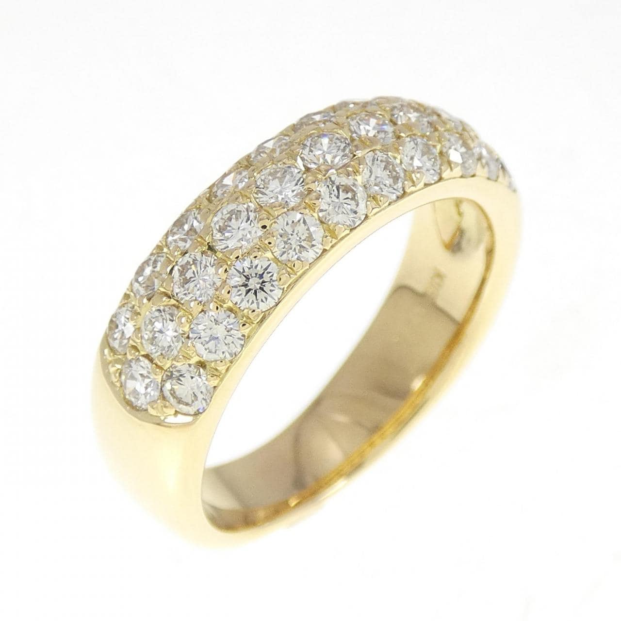 上質✨D0.54CT✨k18YGパヴェダイヤモンドリング コメ兵｜K18YG パヴェ ダイヤモンド リング 1.05CT｜ジュエリー