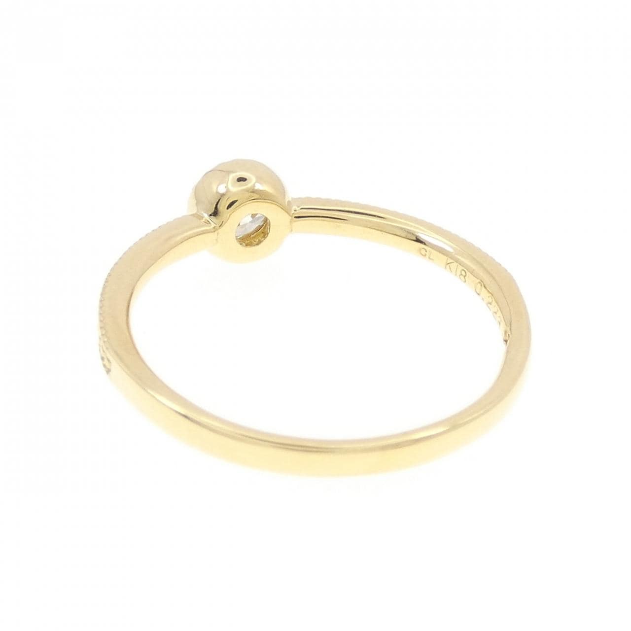 K18YG ダイヤモンド リング 0.223CT