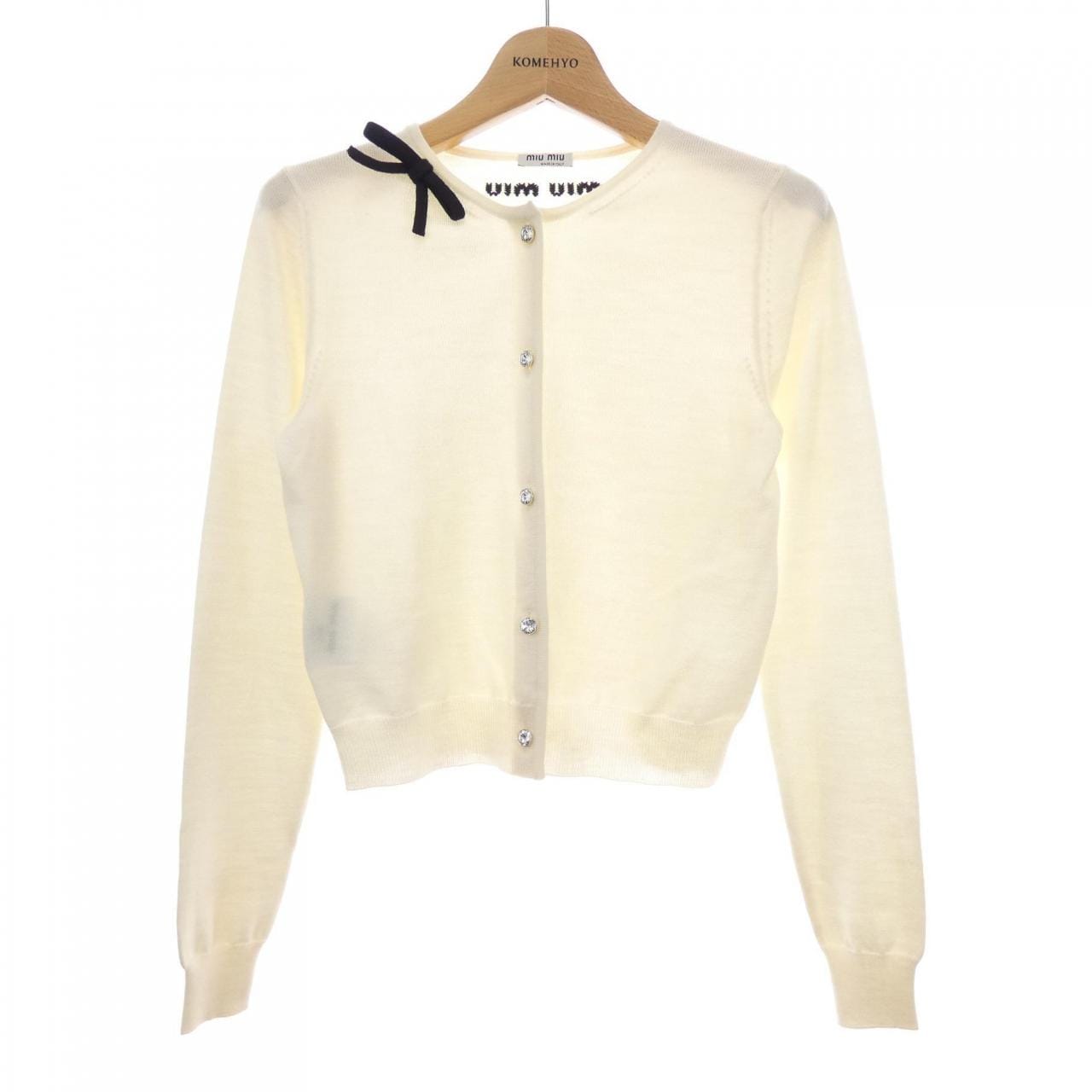 ミュウミュウ MIU MIU MMF105 1KRG カーディガン