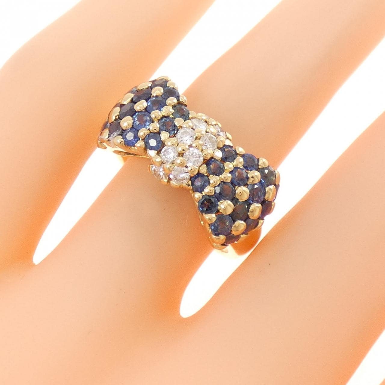 ポンテヴェキオ リング サファイヤ リング 1.69CT