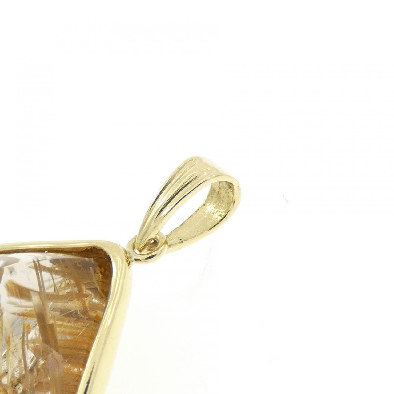 K18YG ルチルクオーツ ペンダント